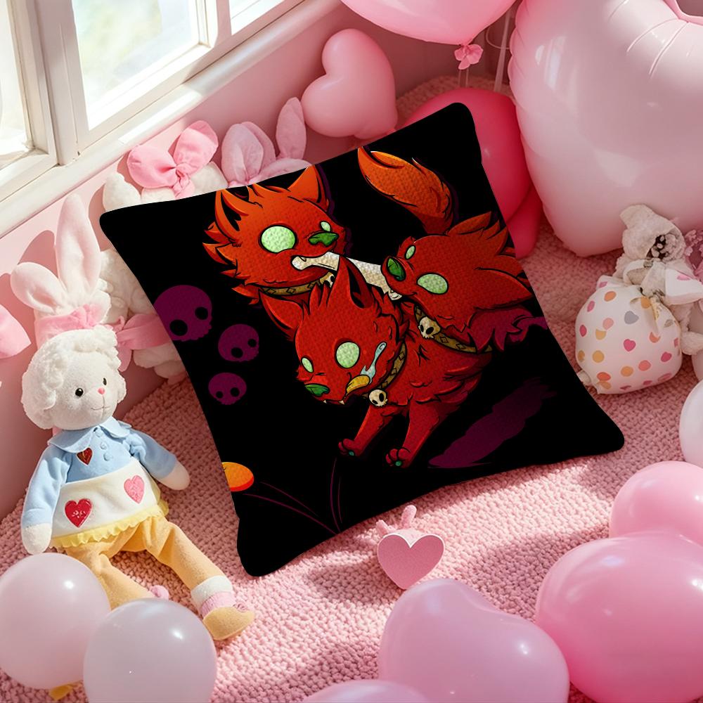 Hades Pet Cute Dog Kerberos Pillow Case Antidustmite Pillowcase Invisible Zipper Silky Short Plush Sofa Cushion Cover 30x30 cm
Hades Pet Cute Dog Kerberos Pillow Case Antidustmite Pillowcase Invisible Zipper Silky Short Plush Sofa Cushion Cover 30x30 cm