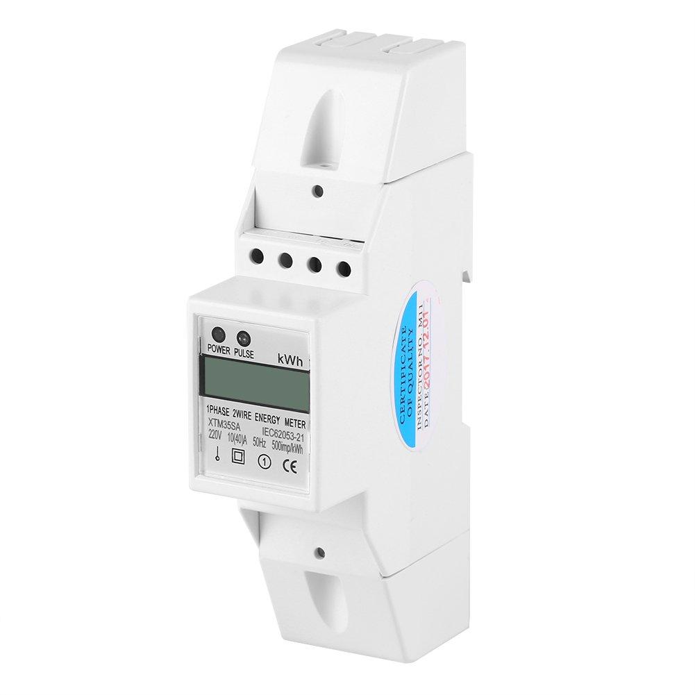 Power meter watt checker Electric meter Electronic KWh meter Digital LCD single phase DIN rail electric meter Electronic KWh meter 10-40A білий
Power meter watt checker Electric meter Electronic KWh meter Digital LCD single phase DIN rail electric meter Electronic KWh meter 10-40A білий