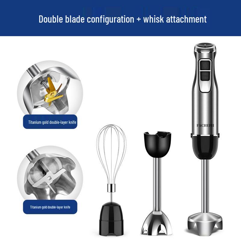 FACHEFII Commercial Handheld Immersion Blender: Homogenizer for Emulsification, Mixing, Defoaming, Baking, and Glazing Noodles.
FACHEFII Commercial Handheld Immersion Blender: Homogenizer for Emulsification, Mixing, Defoaming, Baking, and Glazing Noodles.