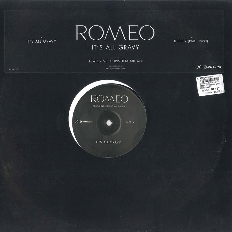 12inch Record ROMEO - It s All Gravy RELEN32TP RELENTLESS 2002 UK Rap & Hip-Hop/R&B Used
12inch Record ROMEO - It s All Gravy RELEN32TP RELENTLESS 2002 UK Rap & Hip-Hop/R&B Used