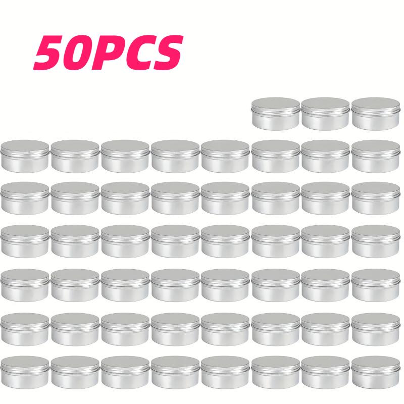 50pcs 15ml/0.5ounce Aluminum Round Tin with Top and Bottom Lids for Hand Cream Face Cream Candle Jars Storage Box Set Decoration
50pcs 15ml/0.5ounce Aluminum Round Tin with Top and Bottom Lids for Hand Cream Face Cream Candle Jars Storage Box Set Decoration