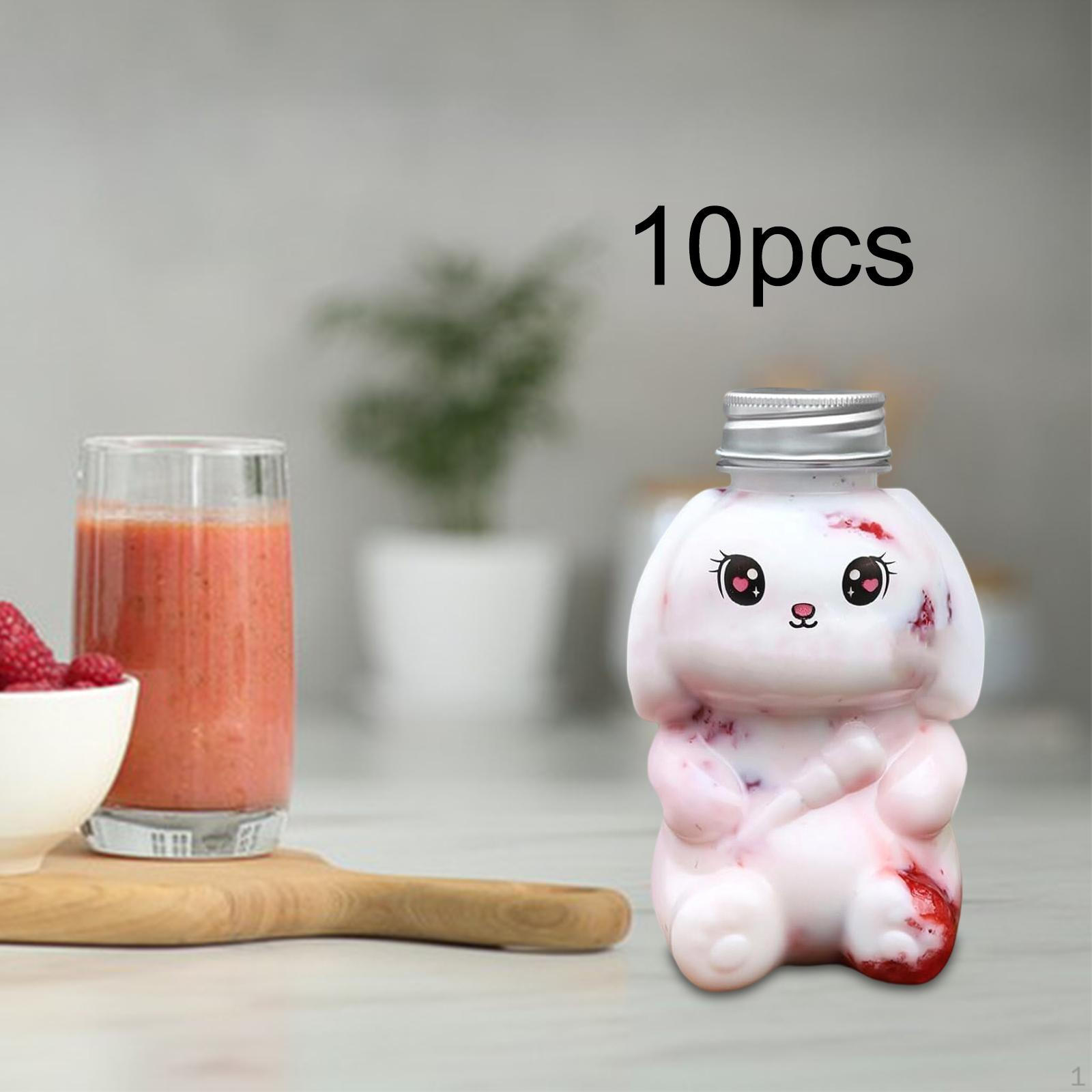 10 Animal Shaped Juice Bottles, Reusable Drink Container, Multipurpose Container with A Cute Motif. 350ml
10 Animal Shaped Juice Bottles, Reusable Drink Container, Multipurpose Container with A Cute Motif. 350ml