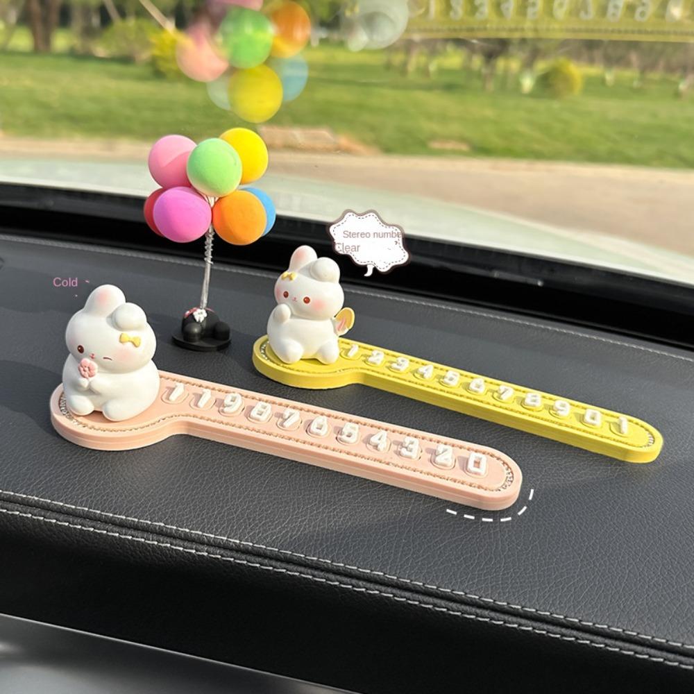 Rubber Rabbit Mobile Phone Number Plate Car Parking Card Plate Automobile Accessories style 10
Rubber Rabbit Mobile Phone Number Plate Car Parking Card Plate Automobile Accessories style 10