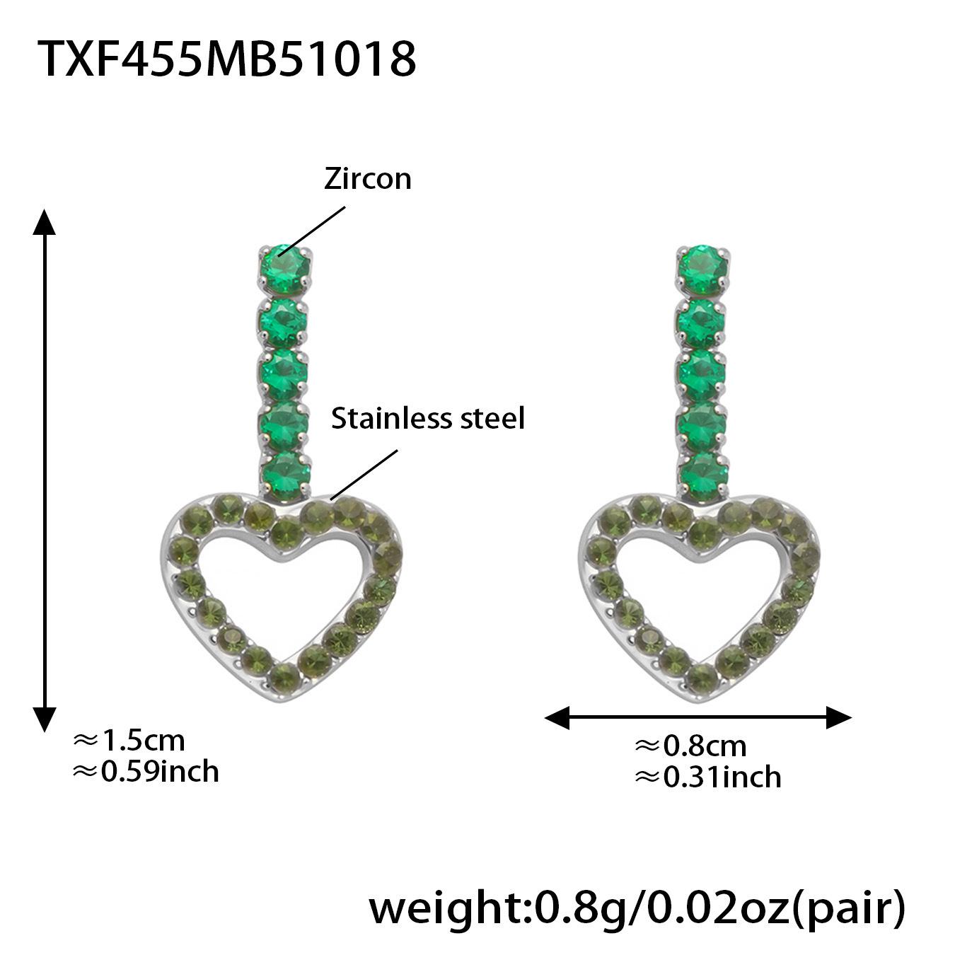 Oumeka Набор украшений из нержавеющей стали с цирконовым кулоном в форме сердца - Ожерелье, Серьги, Браслет
Oumeka Набор украшений из нержавеющей стали с цирконовым кулоном в форме сердца - Ожерелье, Серьги, Браслет