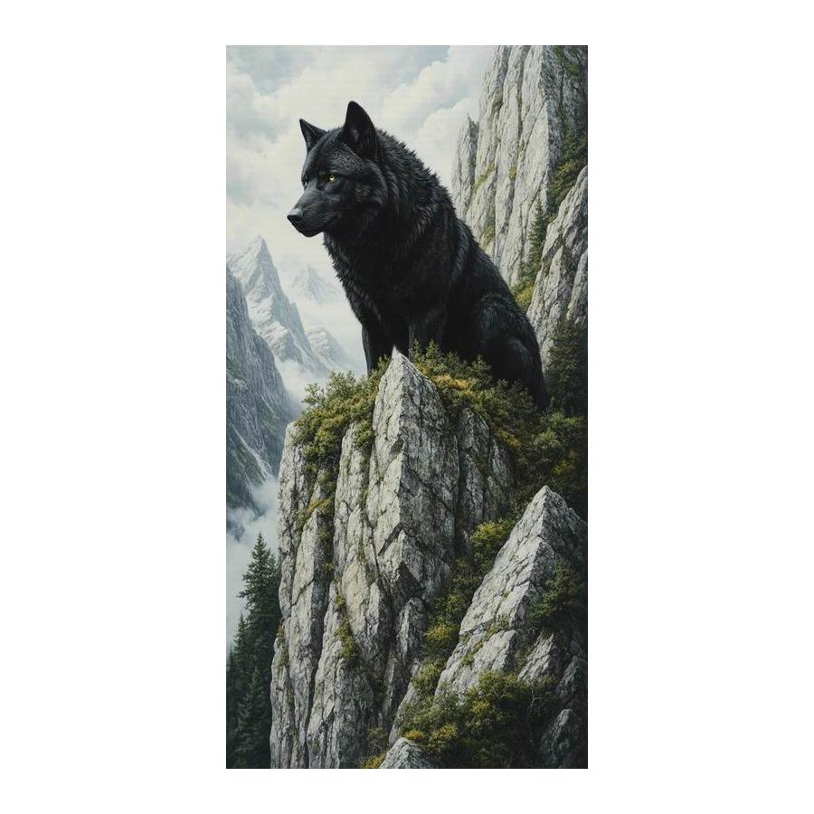 Wolf Mountain Large Size Diamond Painting New Collection Animals Diy Full Drill Rhinestone Embroidery Mosaic Cross Stitch Kits Round drill 30x60cm
Wolf Mountain Large Size Diamond Painting New Collection Animals Diy Full Drill Rhinestone Embroidery Mosaic Cross Stitch Kits Round drill 30x60cm
