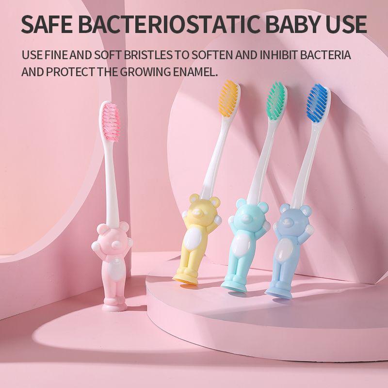 4pcs cartoon teddy bear children s toothbrush with ultra-fine soft hair for boys and girls aged 5-12
4pcs cartoon teddy bear children s toothbrush with ultra-fine soft hair for boys and girls aged 5-12