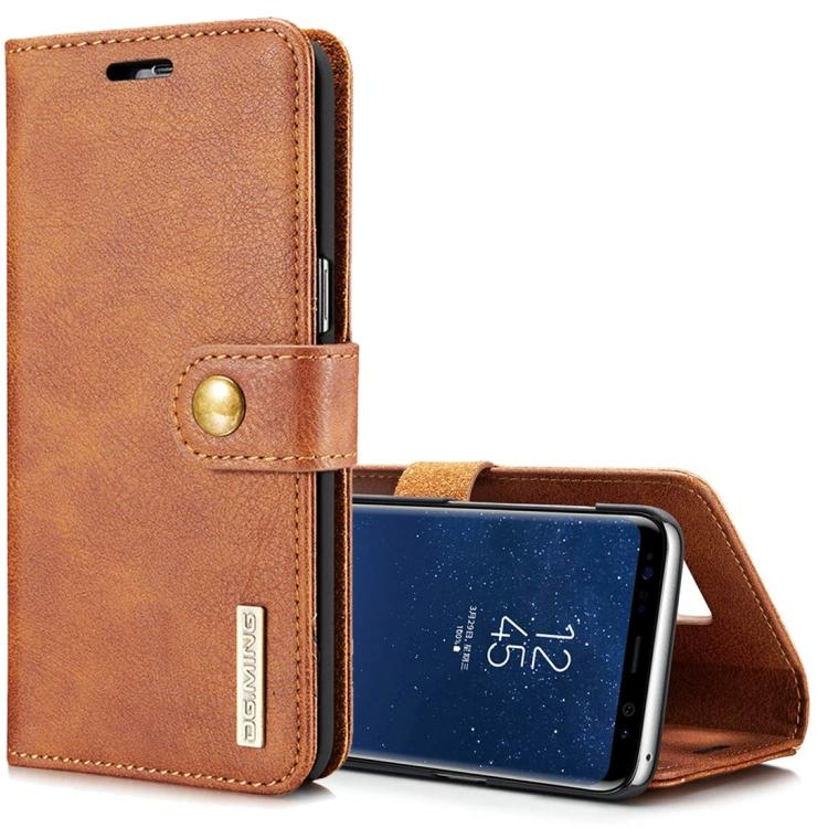 DG.MING for Galaxy S8 Crazy Horse Texture Horizontal Flip Detachable Magnetic Protective Case with Holder & Card Slots & Wallet коричневий
DG.MING for Galaxy S8 Crazy Horse Texture Horizontal Flip Detachable Magnetic Protective Case with Holder & Card Slots & Wallet коричневий
