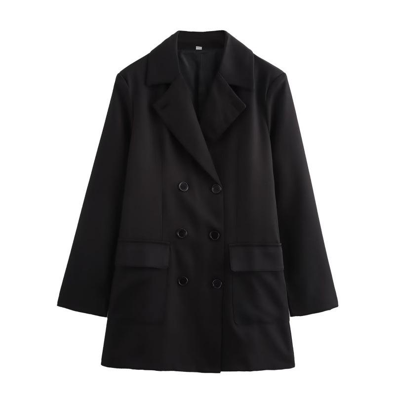 Winter Office Style Women s Overcoat with Button Embellishment - European & American Street Fashion. Extra Small чёрный
Winter Office Style Women s Overcoat with Button Embellishment - European & American Street Fashion. Extra Small чёрный