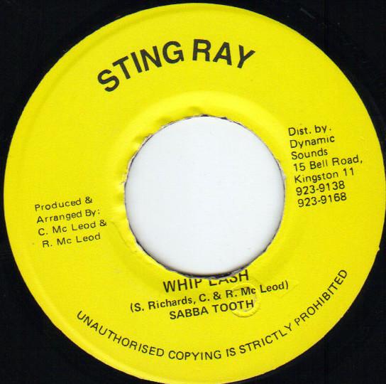 7inch Record SABA TOOTH - Whip Lash NONE Sting Ray Jamaica Reggae, Ska & Dub Used
7inch Record SABA TOOTH - Whip Lash NONE Sting Ray Jamaica Reggae, Ska & Dub Used
