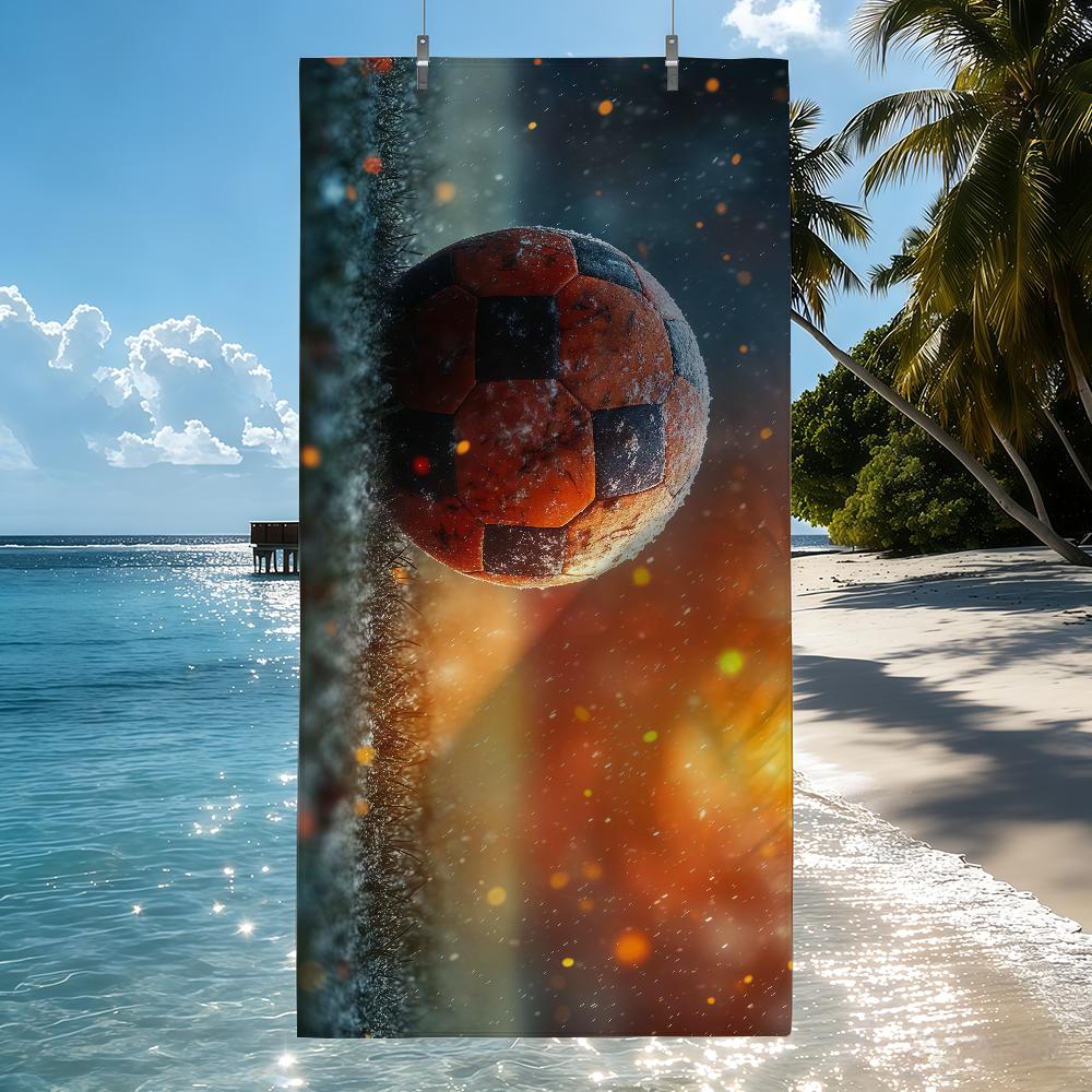 Sports Soccer Print Towel Quick Drying Beach Towels Are Suitable For Swimming Pools Camping Yoga And The Gym W30*H60(CM)
Sports Soccer Print Towel Quick Drying Beach Towels Are Suitable For Swimming Pools Camping Yoga And The Gym W30*H60(CM)