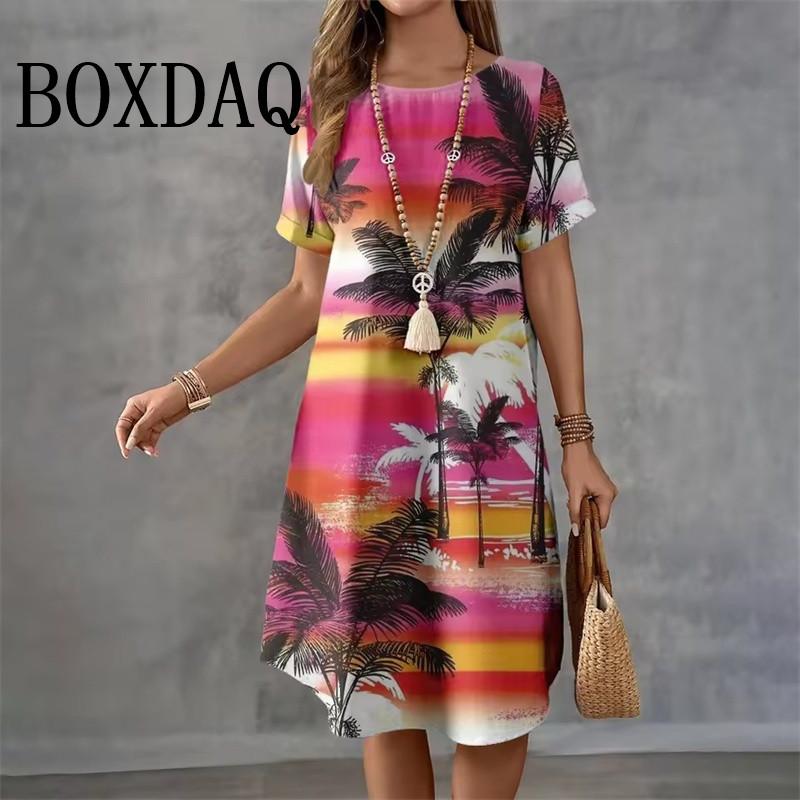 Летнее женское платье в гавайском пляжном стиле с винтажным 3D принтом пальмы и кокоса, повседневное женское платье большого размера 8XL
Летнее женское платье в гавайском пляжном стиле с винтажным 3D принтом пальмы и кокоса, повседневное женское платье большого размера 8XL
