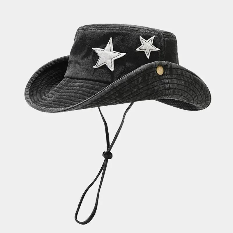 Spring and Summer Cotton Embroidery Bucket Hat Fisherman Hat Outdoor Travel Sun Cap For Men And Women 117 56-60cm wear чорний
Spring and Summer Cotton Embroidery Bucket Hat Fisherman Hat Outdoor Travel Sun Cap For Men And Women 117 56-60cm wear чорний