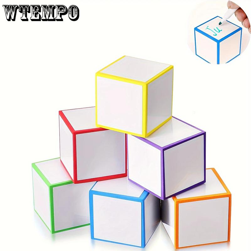 WTEMPO Small Dry Erase Foam Blank Square Quicky-Dry Erase Cube Ideal for Home Games Classroom School Supplies, Drawing Letters and Numbers 2pcs*10cm помаранчевий
WTEMPO Small Dry Erase Foam Blank Square Quicky-Dry Erase Cube Ideal for Home Games Classroom School Supplies, Drawing Letters and Numbers 2pcs*10cm помаранчевий