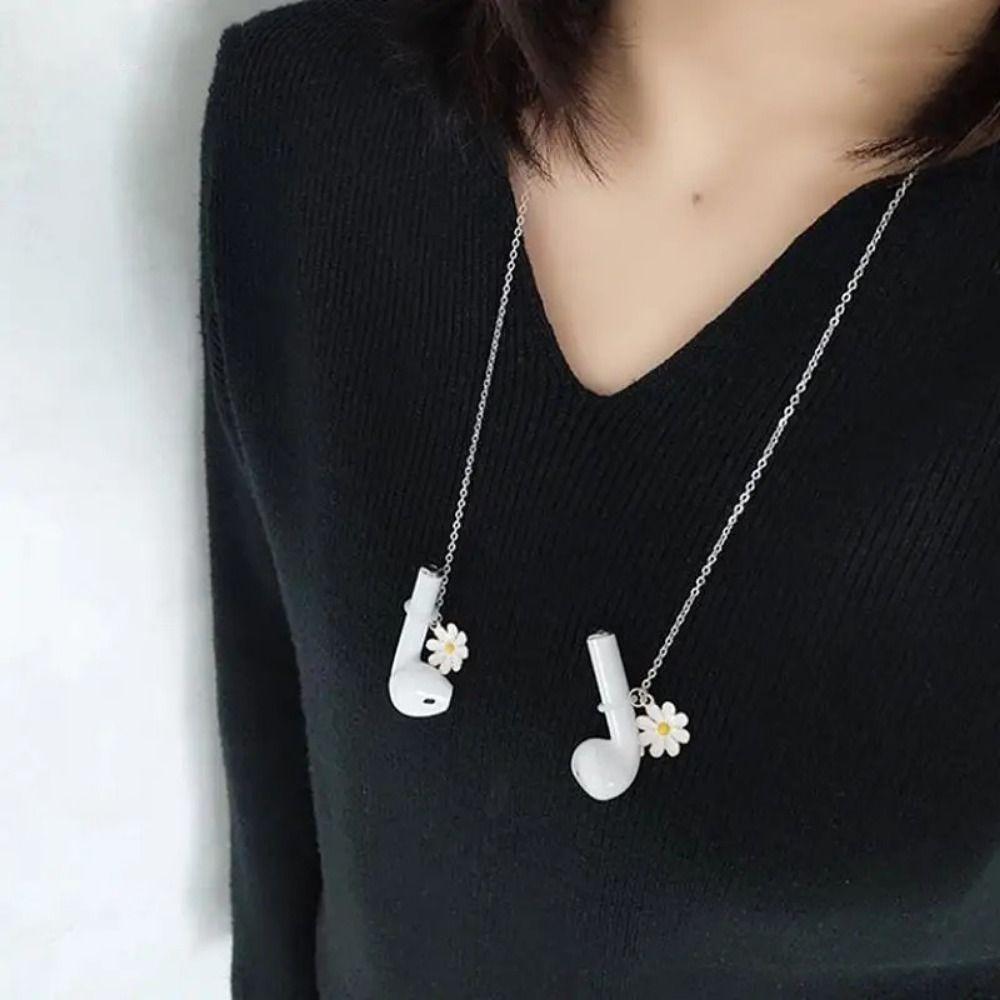 Astronaut Headphone Chains Daisies Earphones Necklace Anti-Lost Earphone Chain Bluetooth Earphone Ordinary white
Astronaut Headphone Chains Daisies Earphones Necklace Anti-Lost Earphone Chain Bluetooth Earphone Ordinary white