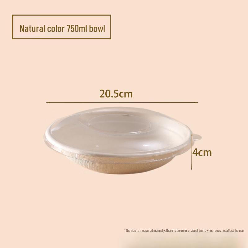 Compostable Disposable Salad Bowl with Dome Lid
Compostable Disposable Salad Bowl with Dome Lid