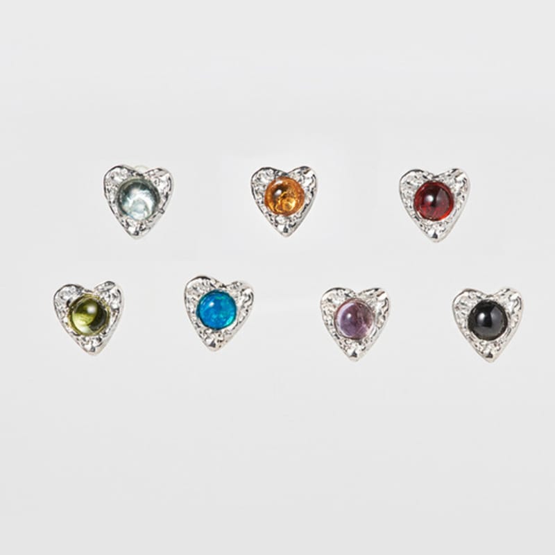 liersi Vino heart stone earrings Green peridot
liersi Vino heart stone earrings Green peridot