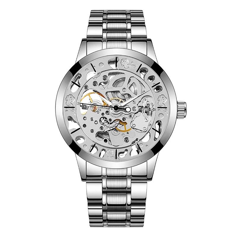 GUCAMEL повседневные модные мужские часы с кожаным ремешком и полыми механическими часами
GUCAMEL повседневные модные мужские часы с кожаным ремешком и полыми механическими часами