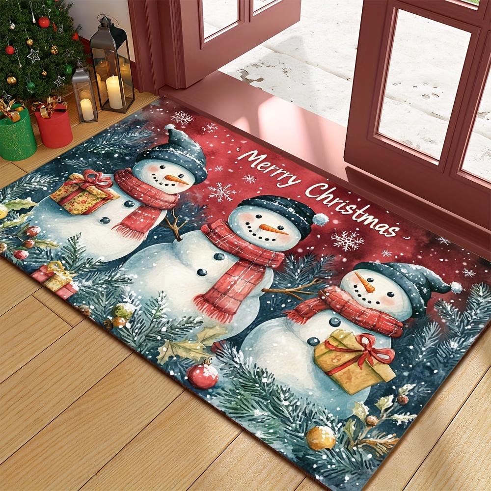 Snowman Christmas Tree Doormat, Non-Slip Backing Rug, Machine Washable Polyester Mat for Home Decor, Festive Holiday Gift 40x60cm
Snowman Christmas Tree Doormat, Non-Slip Backing Rug, Machine Washable Polyester Mat for Home Decor, Festive Holiday Gift 40x60cm