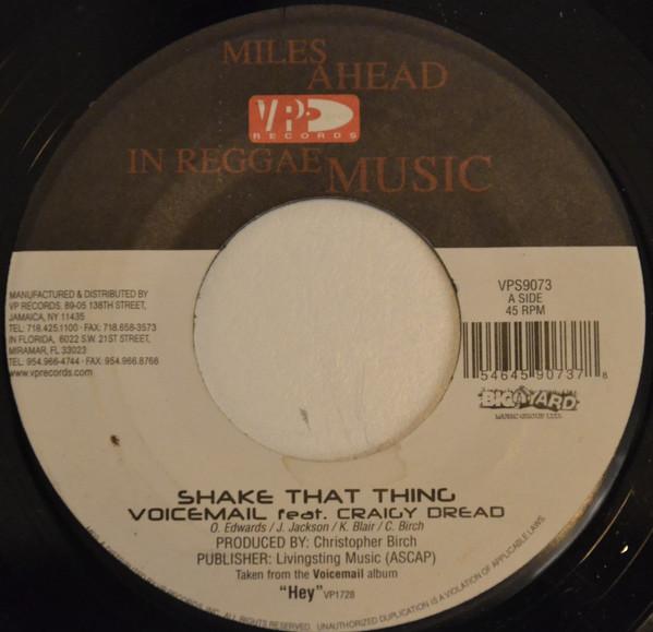 7-дюймовая пластинка ГОЛОСОВОЕ СООБЩЕНИЕ, CRAIGY DREAD - Shake That Thing VPS9073 VP Records, Большой 2006 год США Регги, Ска и Даб Б/У
7-дюймовая пластинка ГОЛОСОВОЕ СООБЩЕНИЕ, CRAIGY DREAD - Shake That Thing VPS9073 VP Records, Большой 2006 год США Регги, Ска и Даб Б/У