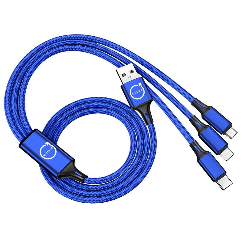 3 In 1 Car Data Cable Type C USB Fast Charging Cables For Volvo XC90 V90 V60 XC60 V40 S80 S60 S90 C40 XC40 V70 XC70 C30 C70 EX90
3 In 1 Car Data Cable Type C USB Fast Charging Cables For Volvo XC90 V90 V60 XC60 V40 S80 S60 S90 C40 XC40 V70 XC70 C30 C70 EX90