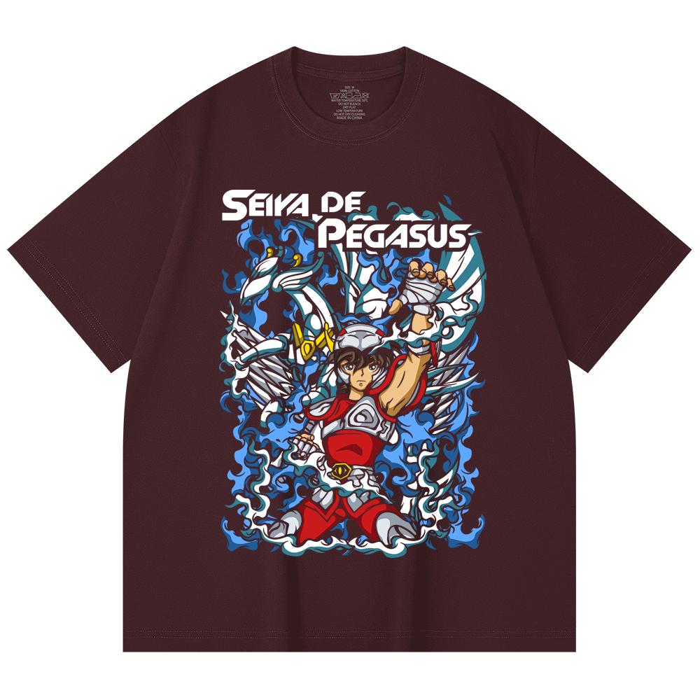 230 Gsm 100% Cotton Saint Seiya V15 Pegasus Print Unisex Heavy Cotton T Shirt 2XL вина червоного кольору
230 Gsm 100% Cotton Saint Seiya V15 Pegasus Print Unisex Heavy Cotton T Shirt 2XL вина червоного кольору