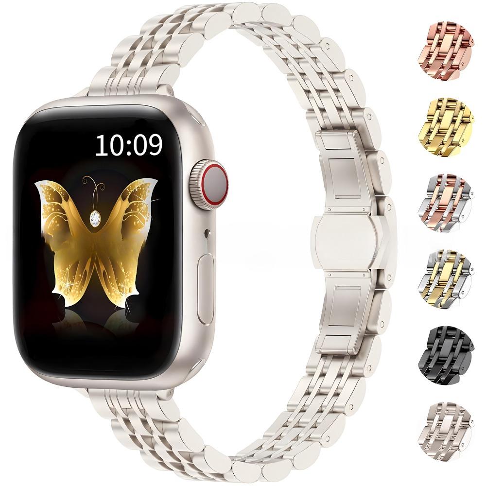 Классический тонкий ремешок из нержавеющей стали для Apple Watch Strap Ultra 49 мм 45 мм 44 мм 42 мм 41 мм 40 мм 38 мм для iwatch Series 9/8/7/6/5/4/3/2/1/SE 38mm 40mm 41mm золотой
Классический тонкий ремешок из нержавеющей стали для Apple Watch Strap Ultra 49 мм 45 мм 44 мм 42 мм 41 мм 40 мм 38 мм для iwatch Series 9/8/7/6/5/4/3/2/1/SE 38mm 40mm 41mm золотой
