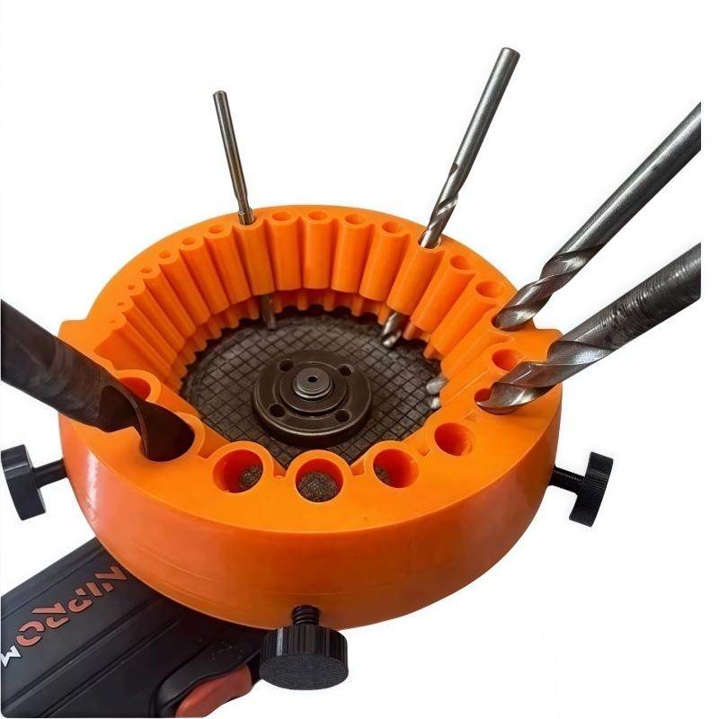 Universal Drill Bit Sharpener Attachment for Angle Grinder1-12.5mm High Precision Multi-Spec Grinding Tool Polishing Accessories чорний
Universal Drill Bit Sharpener Attachment for Angle Grinder1-12.5mm High Precision Multi-Spec Grinding Tool Polishing Accessories чорний