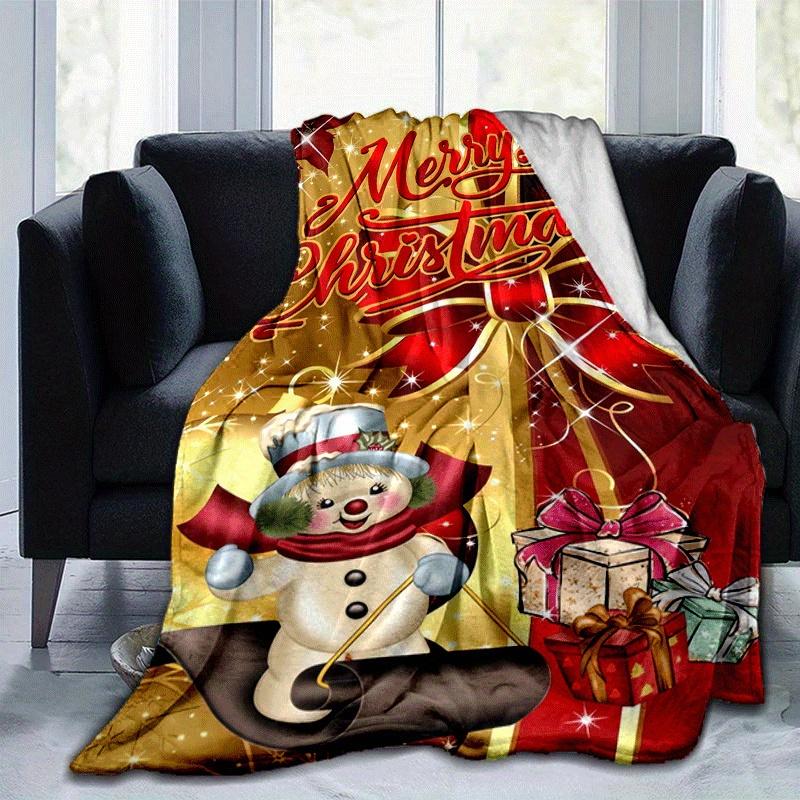 1pc Snowman Printing Lightweight Flannel Blanket, Comfortable and Warm Blanket, for Camping Sofa Bed and Couch Office, Gift Blankets in All 100x150cm
1pc Snowman Printing Lightweight Flannel Blanket, Comfortable and Warm Blanket, for Camping Sofa Bed and Couch Office, Gift Blankets in All 100x150cm