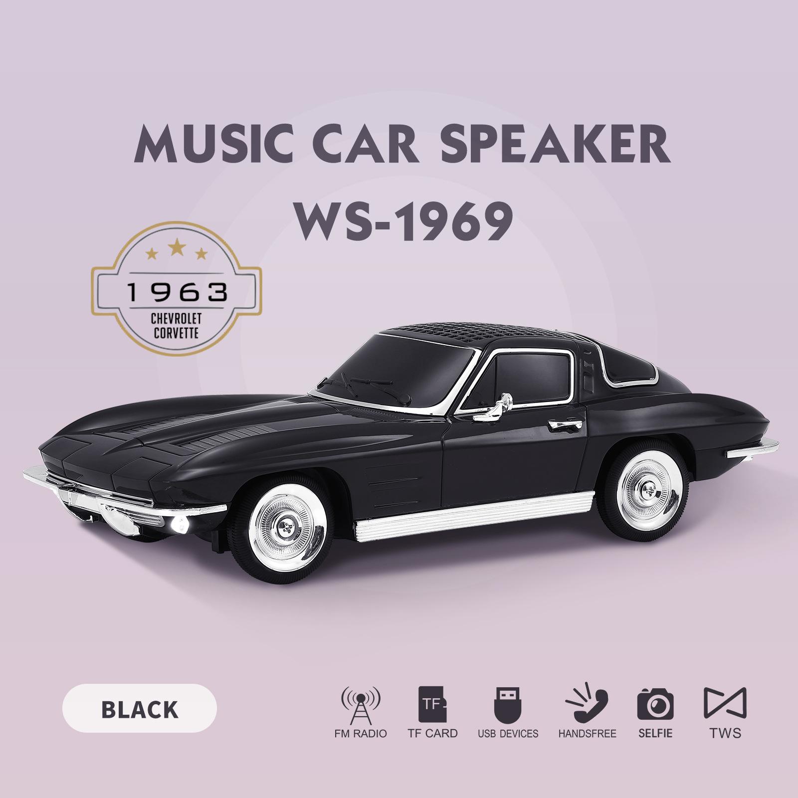 WS 1969 Портативна бездротова колонка Chevrolet Corvette H50, підтримка Bluetooth 5.3 26.5*10.7*76cm чорний
WS 1969 Портативна бездротова колонка Chevrolet Corvette H50, підтримка Bluetooth 5.3 26.5*10.7*76cm чорний