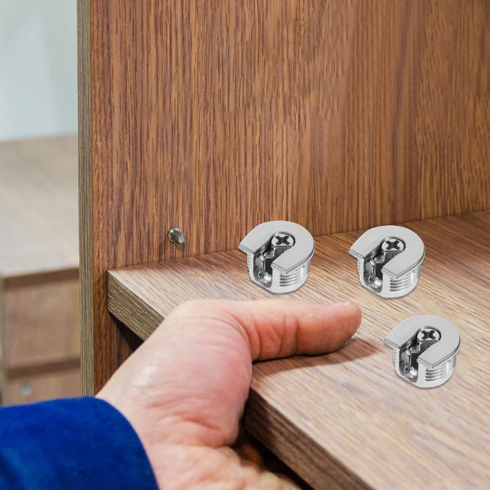 10Pcs Cabinet Shelf Brackets Heavy Load Shelf Holder for Furniture Wardrobe Closet Easy Install Cam Lock Fittings Hardware Parts other
10Pcs Cabinet Shelf Brackets Heavy Load Shelf Holder for Furniture Wardrobe Closet Easy Install Cam Lock Fittings Hardware Parts other