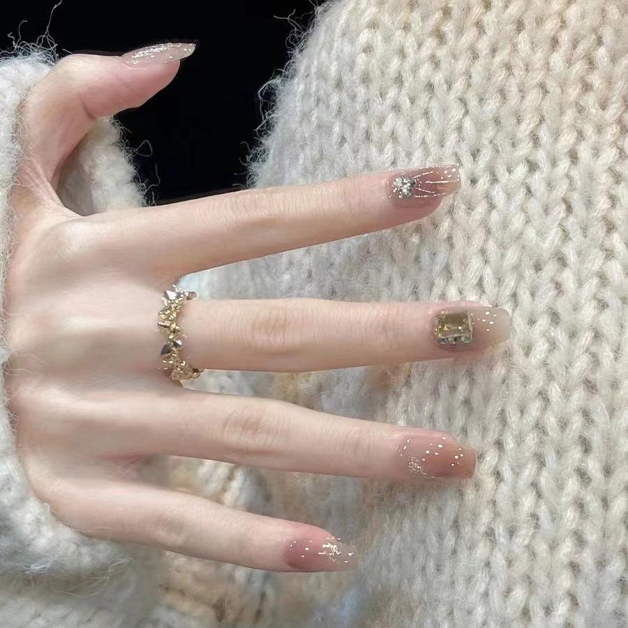 Wearing Armor Handmade Pure Lustful Style Nude Blush Temperament Flash Champagne Square Diamond Handmade Armor Piece Large L
Wearing Armor Handmade Pure Lustful Style Nude Blush Temperament Flash Champagne Square Diamond Handmade Armor Piece Large L