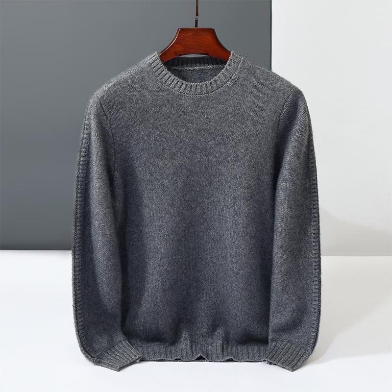 Men s Autumn & Winter Cashmere Round-Neck Thick Knit Sweater - Youthful Business Casual Style M
Men s Autumn & Winter Cashmere Round-Neck Thick Knit Sweater - Youthful Business Casual Style M