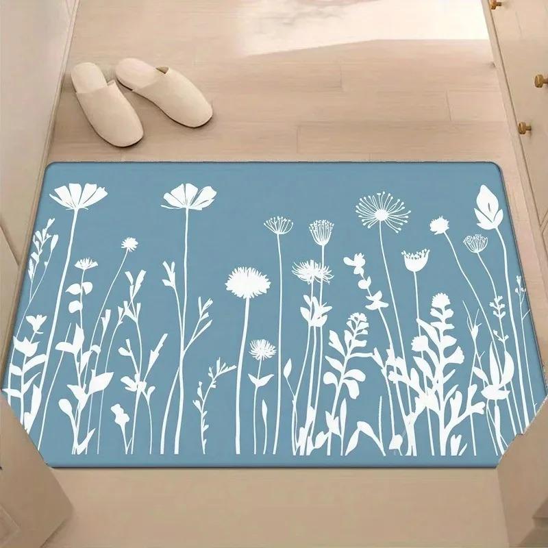 Green Doormat Floral Ink Painting Carpet Welcome Mat Outdoor Carpet Soft Living Room Carpet Rug For Bedroom Home Decorati 60X90CM (2X2.95FT
Green Doormat Floral Ink Painting Carpet Welcome Mat Outdoor Carpet Soft Living Room Carpet Rug For Bedroom Home Decorati 60X90CM (2X2.95FT