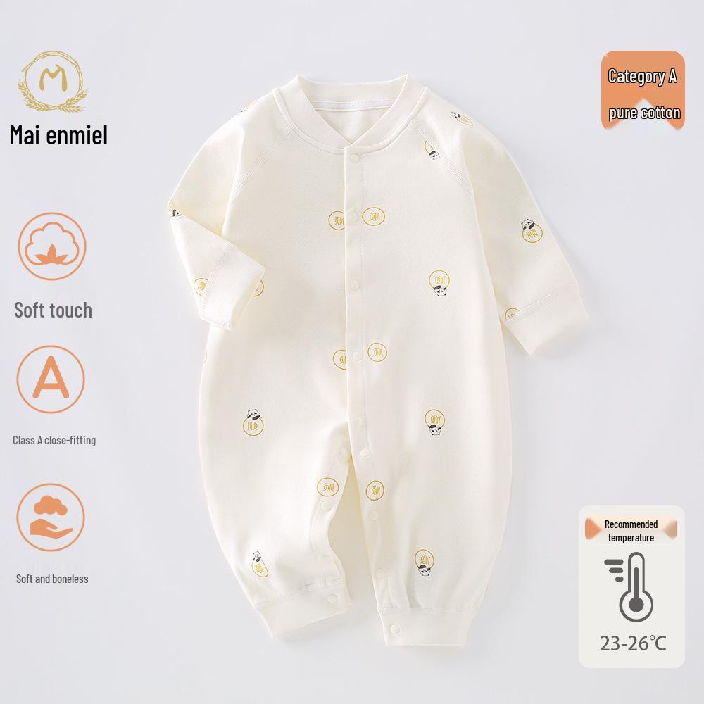 Maienmier Four Seasons Baby Onesie: Pure Cotton, Warm, Class A Newborn Romper 80 cm
Maienmier Four Seasons Baby Onesie: Pure Cotton, Warm, Class A Newborn Romper 80 cm