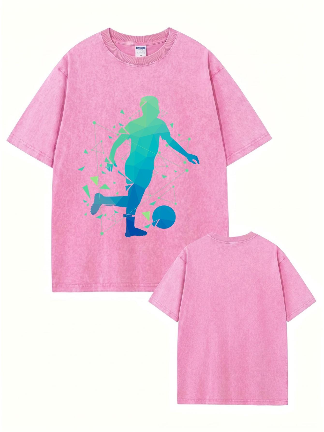 Vintage Washed Cotton TShirt Men Summer Casual Soccer Graphic Print Tee Short Sleeve Loose Fit Breathable Streetwear Top M S
Vintage Washed Cotton TShirt Men Summer Casual Soccer Graphic Print Tee Short Sleeve Loose Fit Breathable Streetwear Top M S