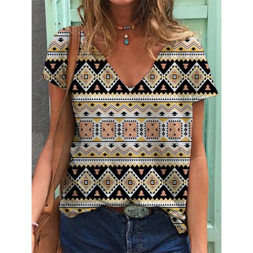 Геометрическая футболка с 3D-печатью женская этнический стиль ретро 3XL
Геометрическая футболка с 3D-печатью женская этнический стиль ретро 3XL