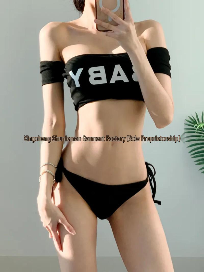 Женский купальник бикини халтер с принтом букв и беспроводным бандо – сексуальный дизайн с перекрестной спинкой M чёрный
Женский купальник бикини халтер с принтом букв и беспроводным бандо – сексуальный дизайн с перекрестной спинкой M чёрный
