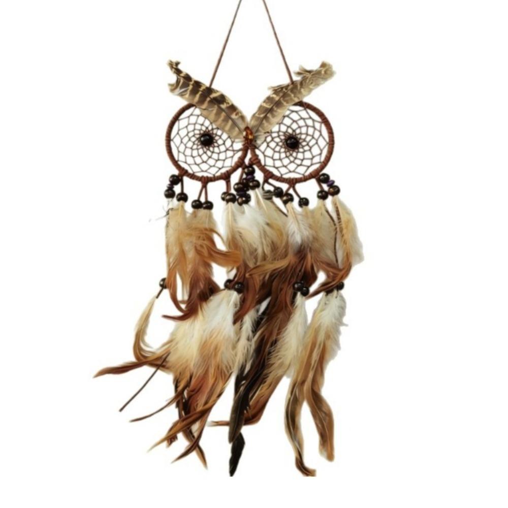 Owl Shaped Dream Catcher Handcrafted Wall Hanging Ornaments Handmade Dreamcatcher Living Room коричневый
Owl Shaped Dream Catcher Handcrafted Wall Hanging Ornaments Handmade Dreamcatcher Living Room коричневый