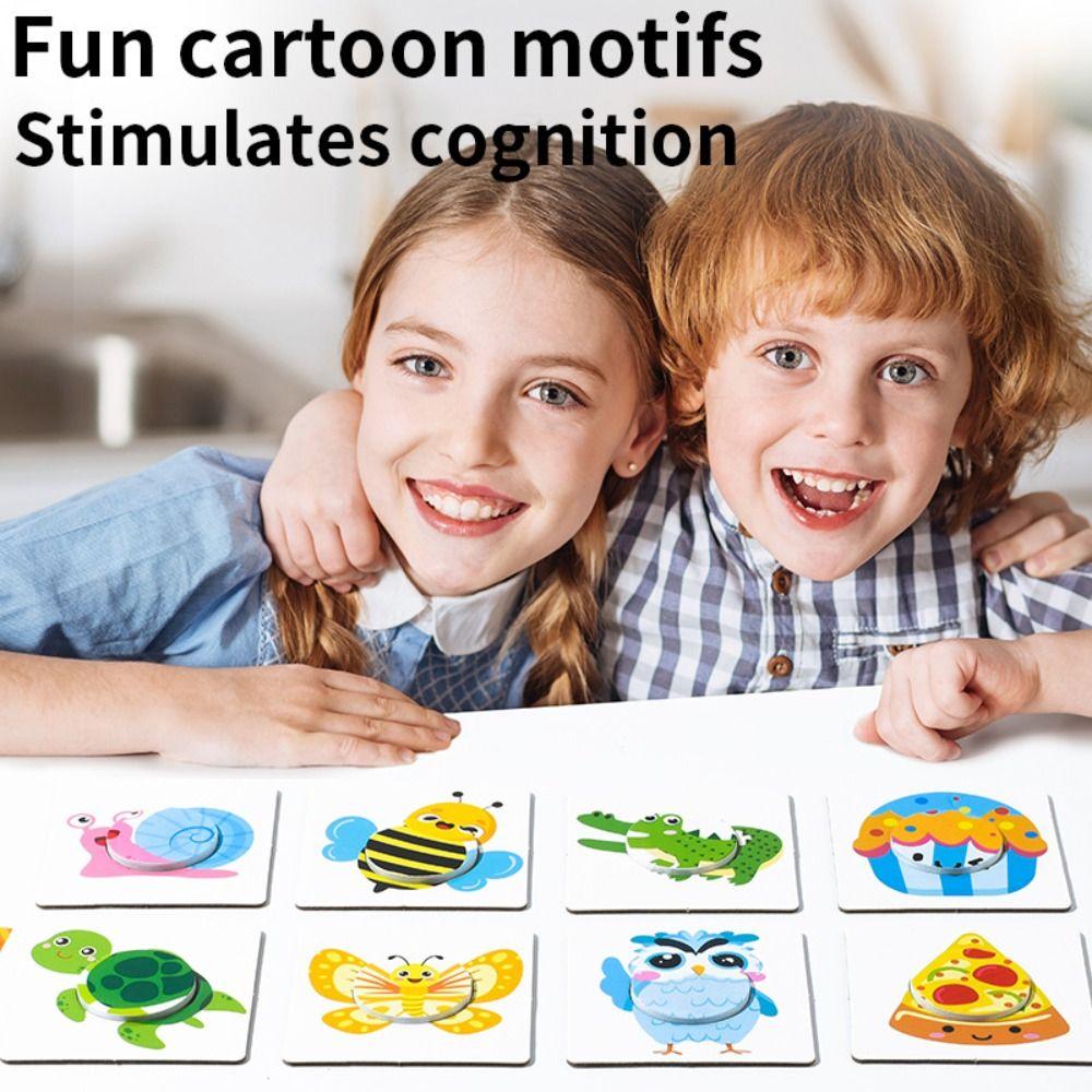 Paper Kids Wooden Matching Toys Animal Pattern Graph Card Matching Games Kindergarten Kids 1set
Paper Kids Wooden Matching Toys Animal Pattern Graph Card Matching Games Kindergarten Kids 1set