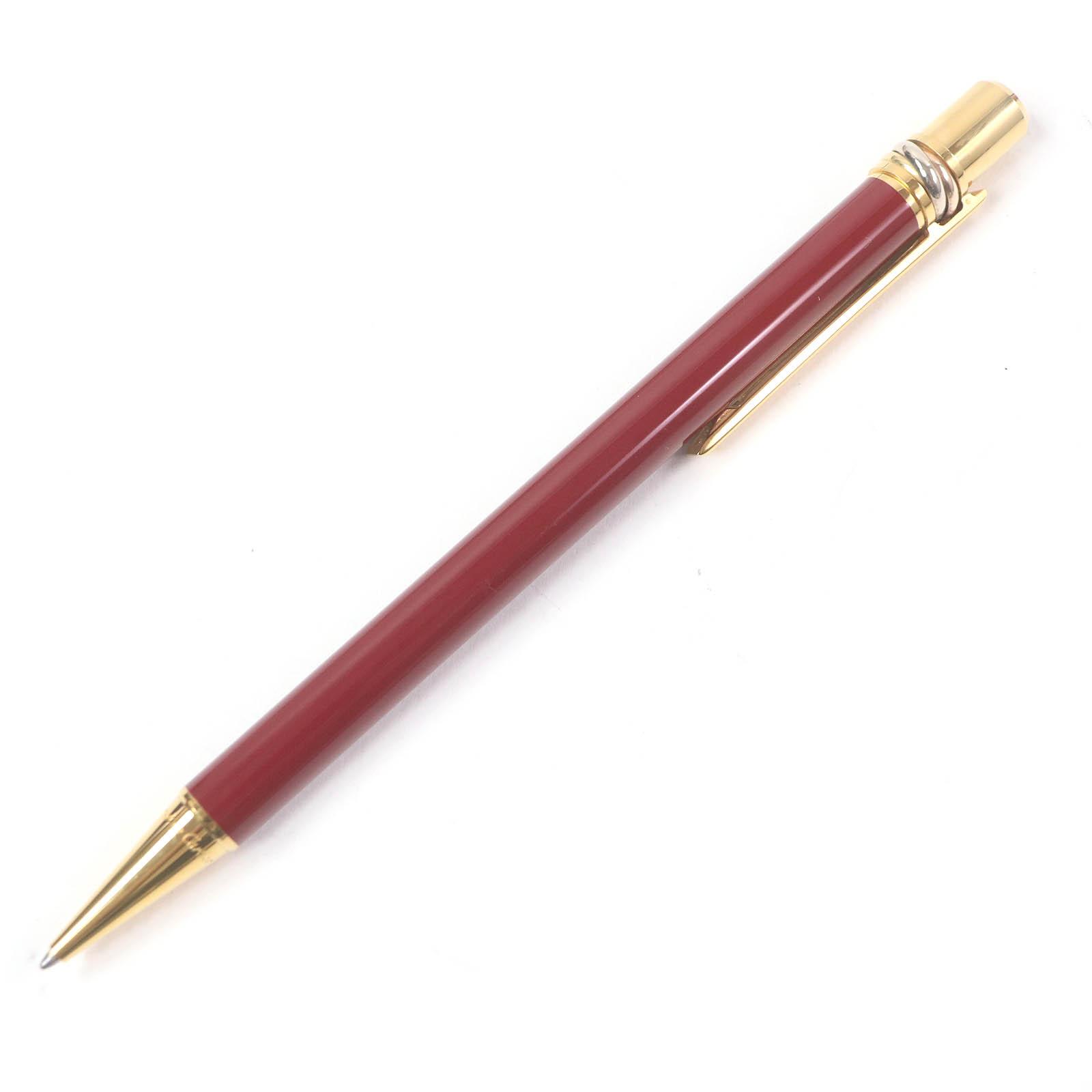 Excellent Cartier Ballpoint pen Trinity de Cartier Double C with logo Bordeaux gold mens Used
Excellent Cartier Ballpoint pen Trinity de Cartier Double C with logo Bordeaux gold mens Used