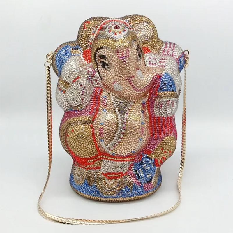 Luxury Elephant Shape LittleDiamond Evening Clutches Purses High-End Crystal Lady Wedding Party Handbags Women Girls Prom Purses 17cmX13cmX10cm
Luxury Elephant Shape LittleDiamond Evening Clutches Purses High-End Crystal Lady Wedding Party Handbags Women Girls Prom Purses 17cmX13cmX10cm