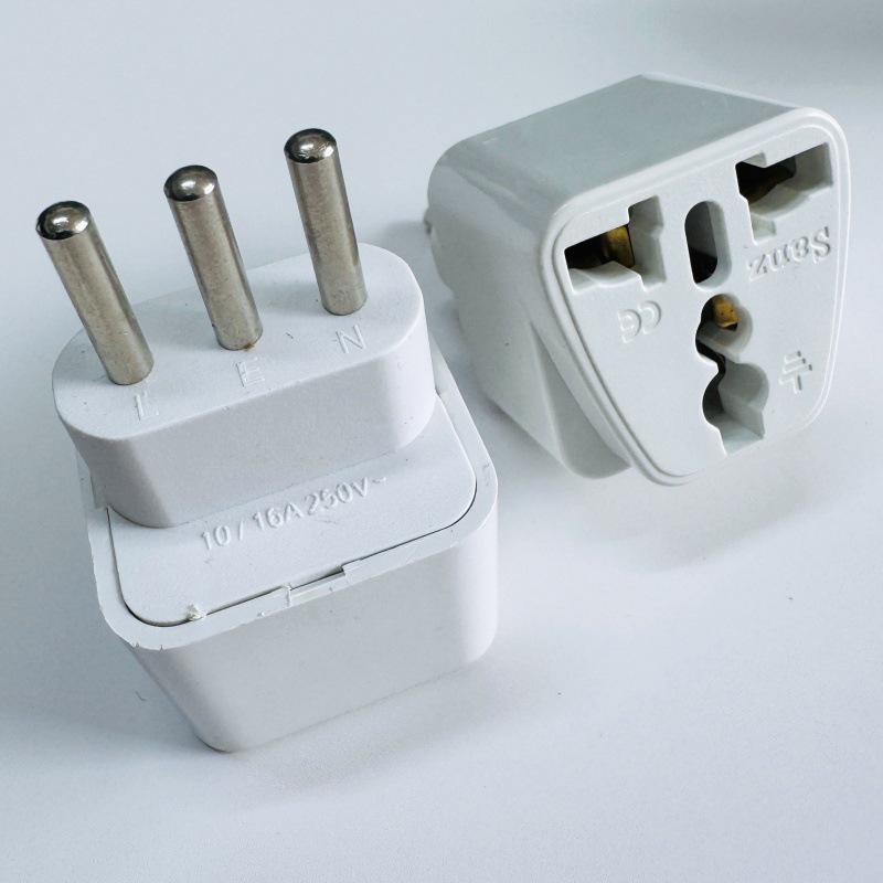 All-Copper Universal Travel Plug: South American, Korean, Brazilian, European, Swiss & Italian Socket Converter
All-Copper Universal Travel Plug: South American, Korean, Brazilian, European, Swiss & Italian Socket Converter