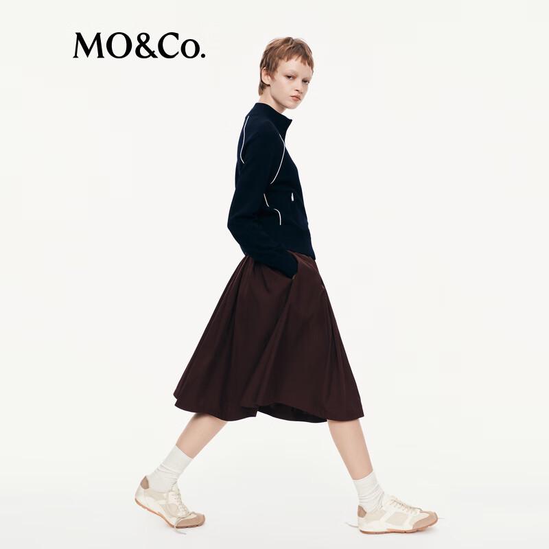 MO&Co. Women s Stand-Collar Acetate-Wool Knit Top XS/155
MO&Co. Women s Stand-Collar Acetate-Wool Knit Top XS/155