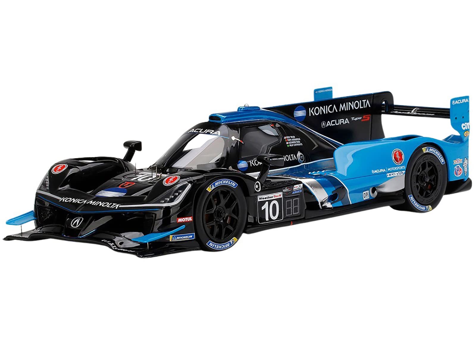 МАКСИМАЛЬНАЯ СКОРОСТЬ Acura DPi IMSA Daytona 24 Hours 2021 Победивший автомобиль Konica Minolta Acura Завершенный продукт TS0324 1/18 ARX-05 #10 ARX-05
МАКСИМАЛЬНАЯ СКОРОСТЬ Acura DPi IMSA Daytona 24 Hours 2021 Победивший автомобиль Konica Minolta Acura Завершенный продукт TS0324 1/18 ARX-05 #10 ARX-05