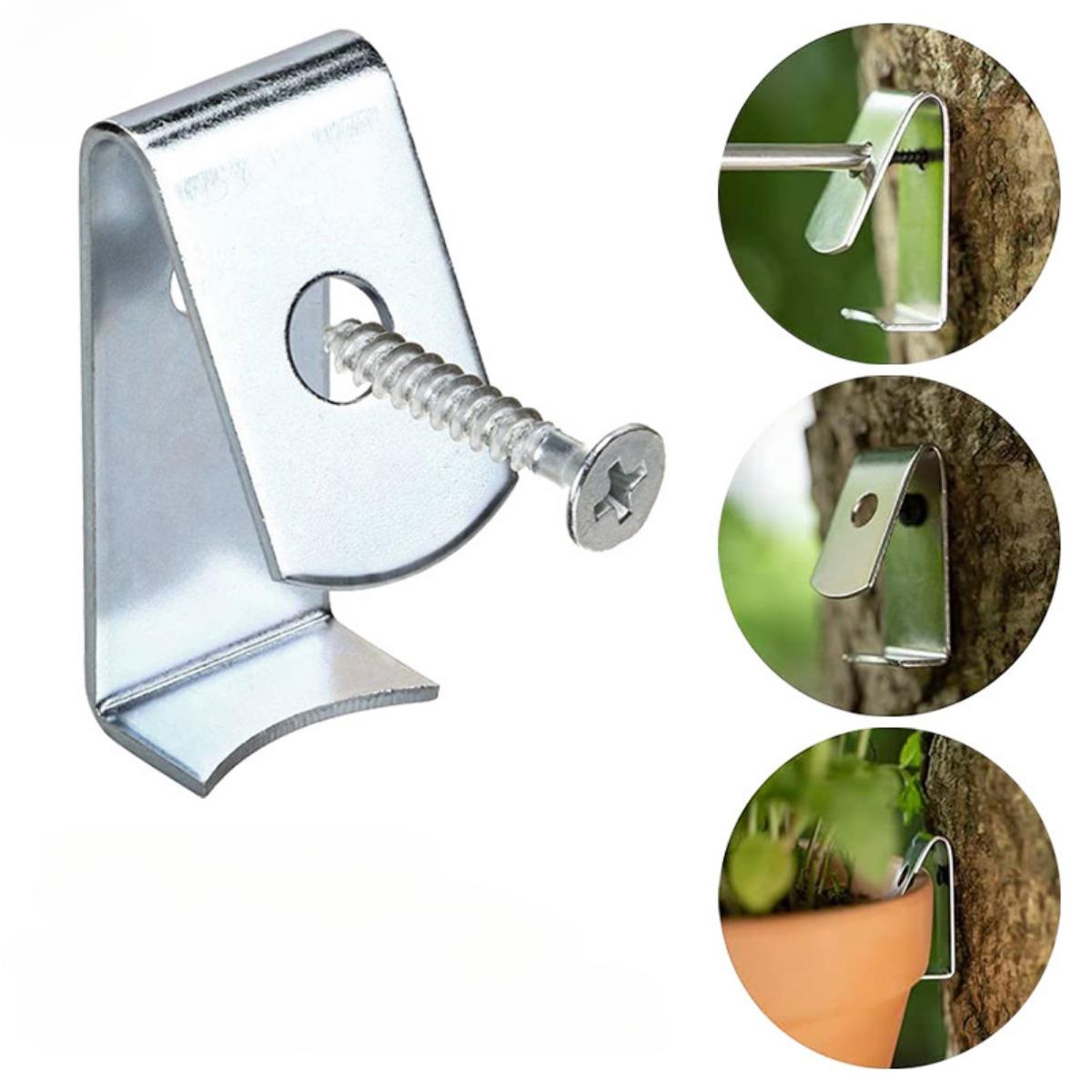 12pcs Terracotta Pot Hanger Flower Pot Clips Iron Pot Hanger Wall Hook with Screws Hold Wall Clay Pots, Hanging on Tree Wall for Outdoor Garden Plant 12pcs чёрный
12pcs Terracotta Pot Hanger Flower Pot Clips Iron Pot Hanger Wall Hook with Screws Hold Wall Clay Pots, Hanging on Tree Wall for Outdoor Garden Plant 12pcs чёрный