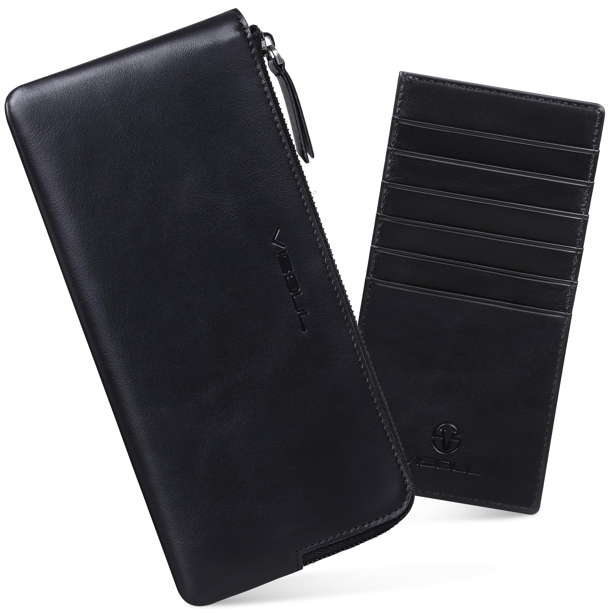 VISOUL Women s Long Wallet, Genuine Leather, Slim, 16 Card Slots, L-Shaped Zipper, Large Capacity, Anti-Skimming, Lightweight, Slim, Holds Many
VISOUL Women s Long Wallet, Genuine Leather, Slim, 16 Card Slots, L-Shaped Zipper, Large Capacity, Anti-Skimming, Lightweight, Slim, Holds Many