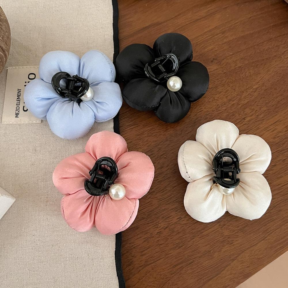 2pcs Pearl Scrunchies Shark Clip Exquisite Exaggerated Crab Clip Sponge Puff Flower Hair Claw Lady чорний
2pcs Pearl Scrunchies Shark Clip Exquisite Exaggerated Crab Clip Sponge Puff Flower Hair Claw Lady чорний