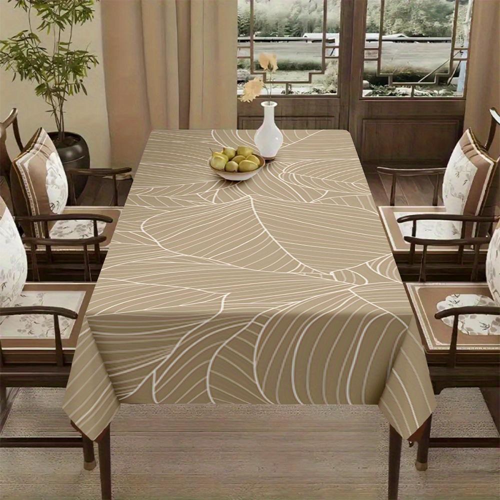 VIKAMA Minimalist White And Brown Striped Printed Tablecloth, Suitable For Kitchen, Dining Table, And Party Table Home Decor 90X140CM(3X4.6FT
VIKAMA Minimalist White And Brown Striped Printed Tablecloth, Suitable For Kitchen, Dining Table, And Party Table Home Decor 90X140CM(3X4.6FT
