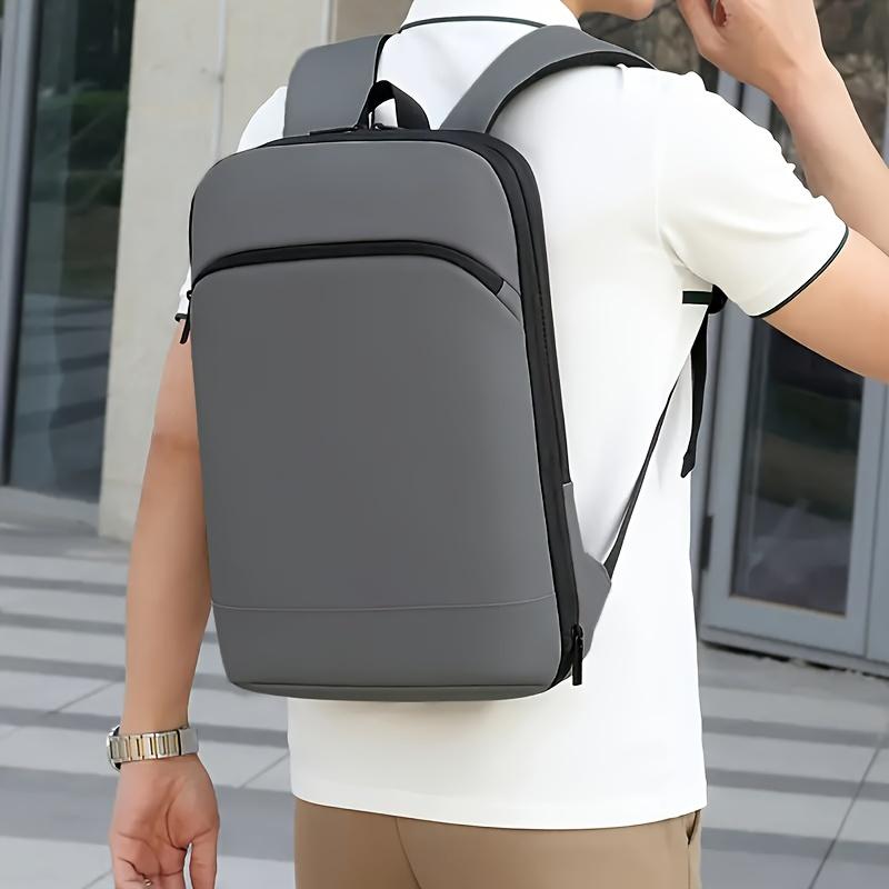 Business Style Expandable Backpack, Faux Leather, Durable Smooth Zipper, Multi-Pad Laptop Bag, Casual Daypack темно-сірий
Business Style Expandable Backpack, Faux Leather, Durable Smooth Zipper, Multi-Pad Laptop Bag, Casual Daypack темно-сірий