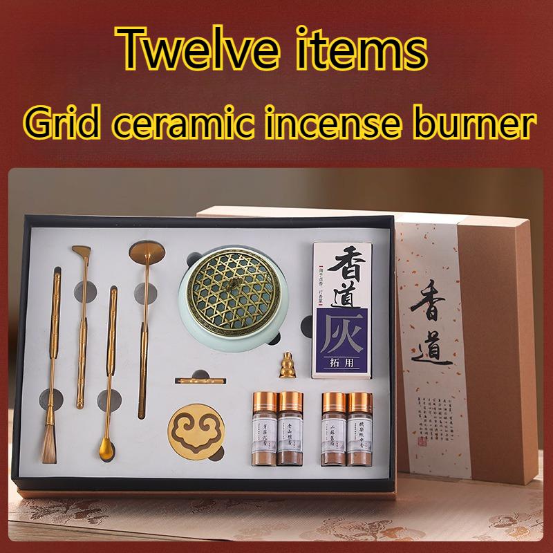 Incense Art Utensils Pure Copper Set Household Sandalwood Incense Powder Tools High-end Ceramic Incense Burner Art Tools Set
Incense Art Utensils Pure Copper Set Household Sandalwood Incense Powder Tools High-end Ceramic Incense Burner Art Tools Set